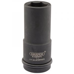 Draper Tools Expert 23mm 3/4 Square Drive Hi-Torq® 6 Point Deep Impact Socket