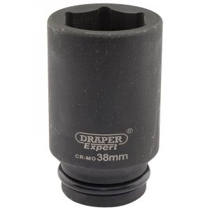 Draper Tools Expert 38mm 3/4 Square Drive Hi-Torq® 6 Point Deep Impact Socket