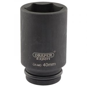 Draper Tools Expert 40mm 3/4 Square Drive Hi-Torq® 6 Point Deep Impact Socket
