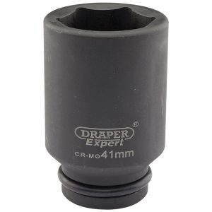 Draper Tools Expert 41mm 3/4 Square Drive Hi-Torq® 6 Point Deep Impact Socket