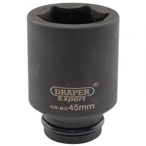 Draper Tools Expert 45mm 3/4 Square Drive Hi-Torq® 6 Point Deep Impact Socket