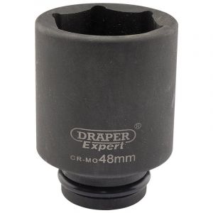 Draper Tools Expert 48mm 3/4 Square Drive Hi-Torq® 6 Point Deep Impact Socket