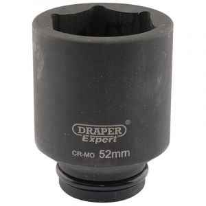 Draper Tools Expert 52mm 3/4 Square Drive Hi-Torq® 6 Point Deep Impact Socket
