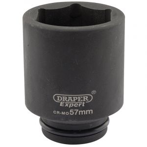 Draper Tools Expert 57mm 3/4 Square Drive Hi-Torq® 6 Point Deep Impact Socket