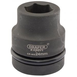 Draper Tools Expert 24mm 1 Square Drive Hi-Torq® 6 Point Impact Socket