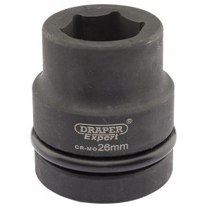 Draper Tools Expert 26mm 1 Square Drive Hi-Torq® 6 Point Impact Socket