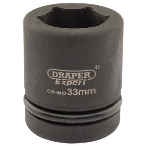 Draper Tools Expert 33mm 1 Square Drive Hi-Torq® 6 Point Impact Socket