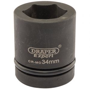 Draper Tools Expert 34mm 1 Square Drive Hi-Torq® 6 Point Impact Socket