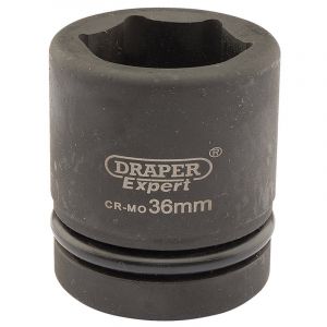 Draper Tools Expert 36mm 1 Square Drive Hi-Torq® 6 Point Impact Socket