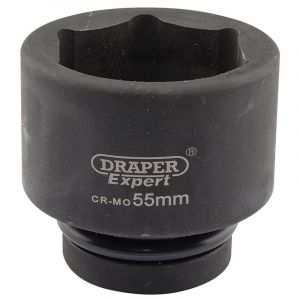 Draper Tools Expert 55mm 1 Square Drive Hi-Torq® 6 Point Impact Socket