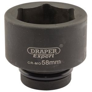 Draper Tools Expert 58mm 1 Square Drive Hi-Torq® 6 Point Impact Socket