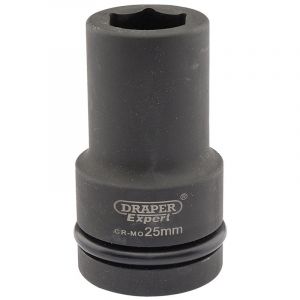 Draper Tools Expert 25mm 1 Square Drive Hi-Torq® 6 Point Deep Impact Socket