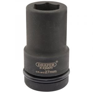 Draper Tools Expert 27mm 1 Square Drive Hi-Torq® 6 Point Deep Impact Socket