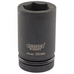 Draper Tools Expert 35mm 1 Square Drive Hi-Torq® 6 Point Deep Impact Socket