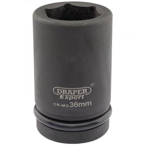 Draper Tools Expert 36mm 1 Square Drive Hi-Torq® 6 Point Deep Impact Socket