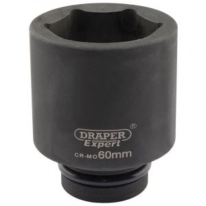 Draper Tools Expert 60mm 1 Square Drive Hi-Torq® 6 Point Deep Impact Socket