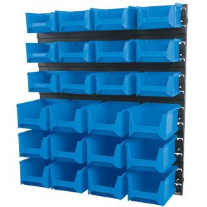 Draper Tools 24 Bin Wall Storage Unit (Small/Medium Bins)