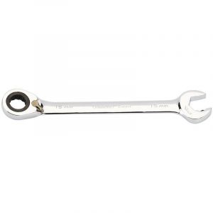 Draper Tools Expert 15mm Draper Expert Hi-Torq® Metric Reversible Ratcheting Open End/Combination Spanner