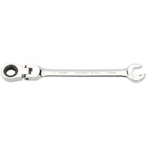 Draper Tools Metric Combination Spanner with Flexible Head and Double Ratcheting Features (10mm)