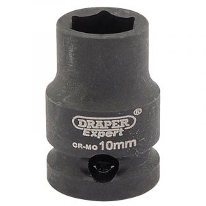 Draper Tools Expert 10mm 3/8 Square Drive Hi-Torq® 6 Point Impact Socket