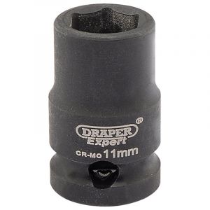 Draper Tools Expert 11mm 3/8 Square Drive Hi-Torq® 6 Point Impact Socket