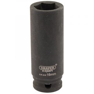 Draper Tools Expert 16mm 3/8 Square Drive Hi-Torq® 6 Point Deep Impact Socket