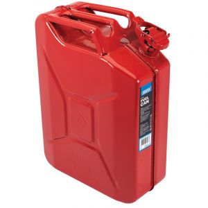 Draper Tools 20L Steel Fuel Can (Red)