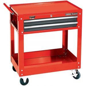 Draper Tools Expert 2 Level Tool Trolley with Two Drawers
