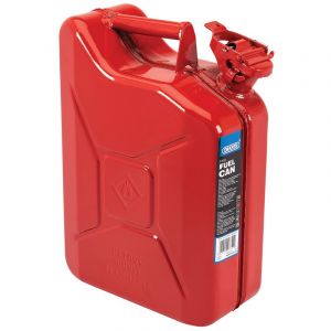 Draper Tools 10L Steel Fuel Can (Red)