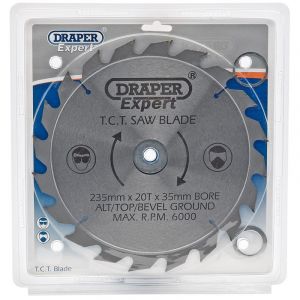 Draper Tools Expert TCT Saw Blade 235X35mmx20T