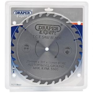 Draper Tools Expert TCT Saw Blade 254X16mmx30T