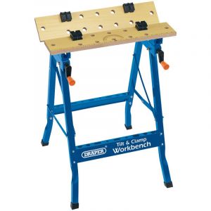 Draper Tools 600mm Tilt and Clamp Fold Down Workbench