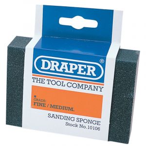 Draper Tools Fine - Medium Grit Flexible Sanding Sponge