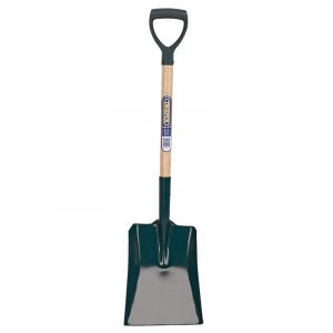 Draper Tools Square Mouth Builders Shovel with Hardwood Shaft