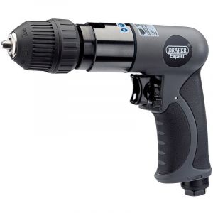 Draper Tools Expert Composite Body Soft Grip Reversible Air Drill with 10mm Keyless Chuck