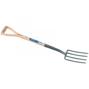 Draper Tools Carbon Steel Border Fork with Ash Handle
