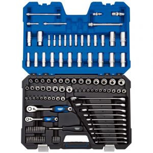 Draper Tools 1/4 and 3/8 Sq. Dr. Combined MM/AF Tool Kit (114 piece)
