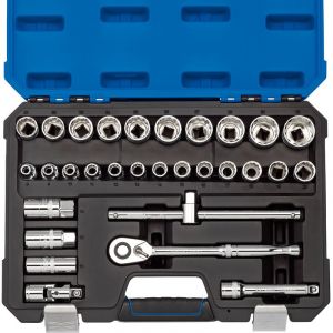 Draper Tools 1/2 Sq. Dr. Metric Socket Set (30 Piece)