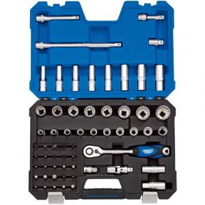 Draper Tools 1/2 Sq. Dr. Metric Draper Expert Multi-Drive® Socket Set (60 piece)