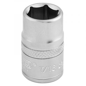 Draper Tools 3/8 Square Drive 6 Point Imperial Socket (7/16)