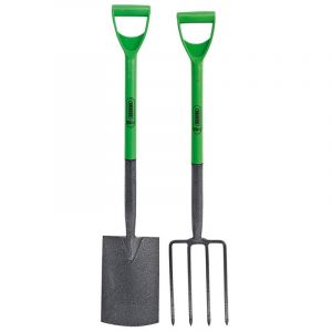 Draper Tools Carbon Steel Garden Fork and Spade Set