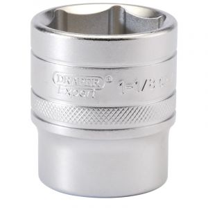 Draper Tools 1/2 Square Drive 6 Point Imperial Socket (1.1/8)