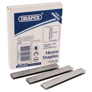 Draper Tools 16mm Staples (2500)