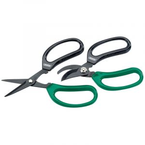 Draper Tools Soft Grip Garden Scissor Set (2 Piece)