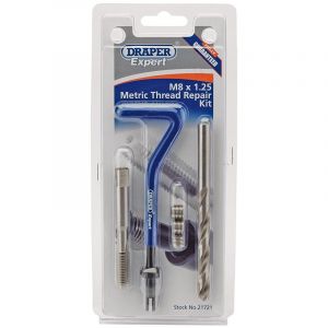 Draper Tools Expert M8 x 1.25 Metric Thread Repair Kit