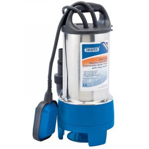 Draper Tools 208L/Min Stainless Steel Submersible Dirty Water Pump with Float Switch (750W)
