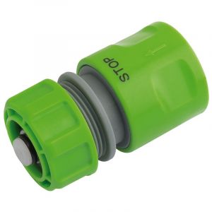 Draper Tools Hose Connector with Water Stop Feature (1/2)