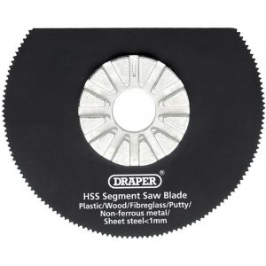 Draper Tools HSS Segment Saw Blade 63mm Dia. x 18tpi