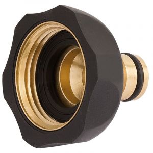 Draper Tools Brass and Rubber Tap Connector (1)