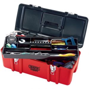Draper Tools Expert 580mm Tool Box with Tote Tray